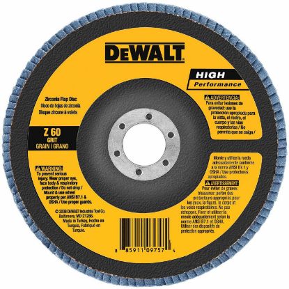 Picture of Dewalt® 4-1/2" X 7/8" 60G Type 27 Hp Flap Disc Part# - Dw8352