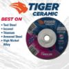 Picture of Weiler® 4.5 X .045 Tiger Ceramict27 Cw Cer60S 5/8-11 Part# - 58306