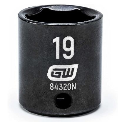 Picture of Gearwrench® 3/8"Drive 19Mm Standardimpact Socket Part# - 84320N