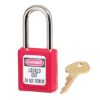 Picture of Master Lock® Red Zenex Safety Lock  Key Alike  Key 23F031 Part# - 410Kared-23F031 