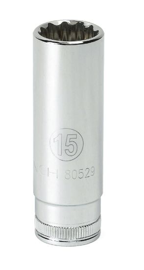 Picture of Gearwrench® 3/8" Drive 6 Point Deepmetric Socket 21Mm Part# - 80407