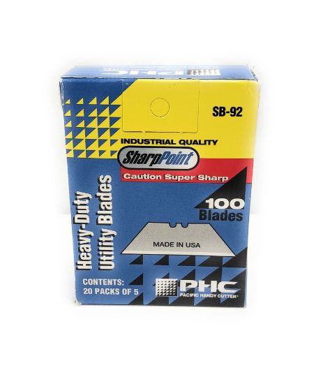 Picture of Pacific Handy Cutter Phc 2 Notch Utility Blade  92 Style  Box 100 Part# - B11102-9