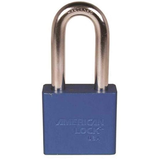 Picture of American Lock 5 Pin Blue Safety Lock-Out Padlock Key Part# - A1306Blu