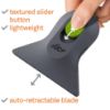 Picture of Slice Slice Auto-Retract Smallscraper  Grey/Green Part# - 10590