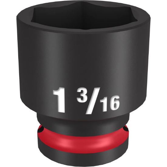 Picture of Milwaukee® Tool 1/2 Dr 1-3/16 Std Impactsocket Part# - 49-66-6213