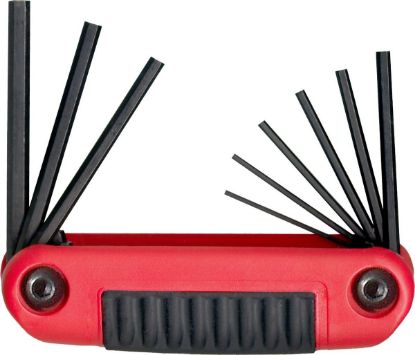 Picture of Eklind Tool 9-Pc Ergo-Fold Hex Key Set Small Handl Part# - 25912