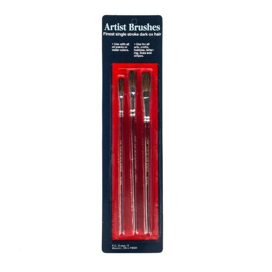 Picture of Wooster 3-Pc Artist Brush Assortment Part# - 0F51130000