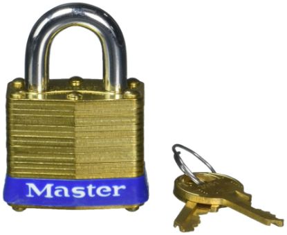 Picture of Master Lock® 4 Pin Tumbler Padlock Keyed Alike Laminated B Part# - 4Ka-3303