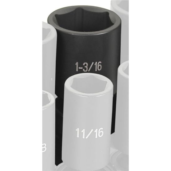 Picture of Grey Pneumatic 1/2" Drive X 1-3/16" Deep Universal Part# - 2038Ud