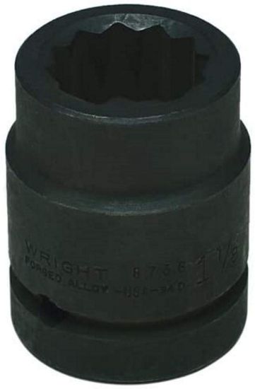 Picture of Wright Tool 1" Dr. 12 Pt. Impact Socket Part# - 8728