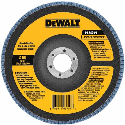 Picture of Dewalt® 4-1/2" X 7/8" 40G Type 27 Hp Flap Disc Part# - Dw8351