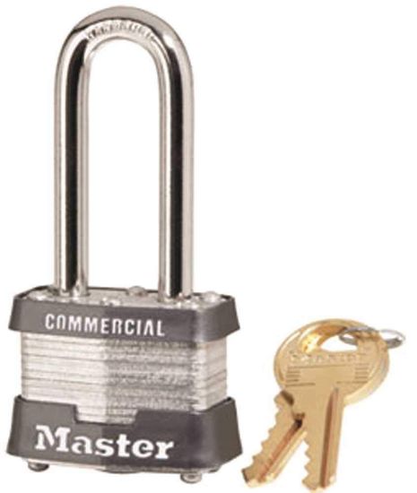 Picture of Master Lock® 4 Pin Tumbler Padlock Keyed Alike W/2"Shackle Part# - 3Kalh-0302