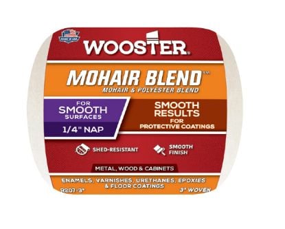 Picture of Wooster 3" Mohair Blend 1/4" Naproller Cover Part# - 00R2070030