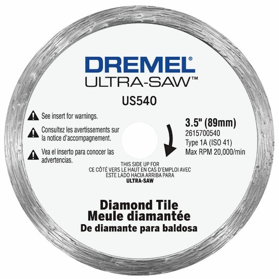 Picture of Dremel® Us540-01 Diamond Tile Wheel Part# - Us540-01