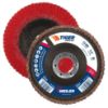 Picture of Weiler® 4-1/2" Tiger Angled Flapdisc  80C  7/8" A.H. Part# - 51314