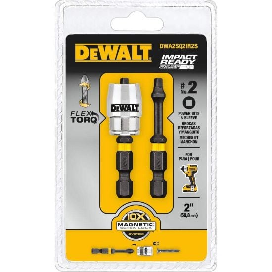 Picture of Dewalt® 2In Square No.2 Impact Ready W/Slv Part# - Dwa2Sq2Ir2S