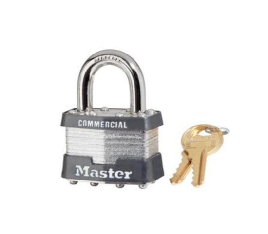 Picture of Master Lock® 4 Pin Tumbler Padlock Keyed Alike With 1-1/2" Sh Part# - 1Kalf-0866