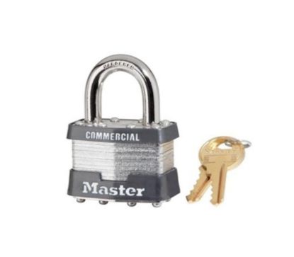 Picture of Master Lock® 4 Pin Tumbler Padlock Keyed Alike W/ 1-1/2" Shac Part# - 1Kalf-2032