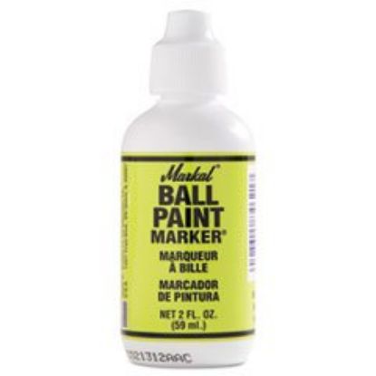 Picture of Markal® Ball Paint Marker  Yellow Part# - 84621