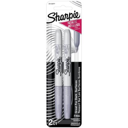 Picture of Sharpie® Sharpie Metallic Silver2 Ct Fine Tip Marker Part# - 39108Pp