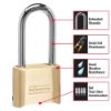 Picture of Master Lock® Resettable Brass Combo 2-1/4In St Shackle Part# - 175Lhss