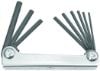 Picture of Bondhus® Set 9 Hex Metal Handle Fold-Up Tools 5/64-1/4" Part# - 14589