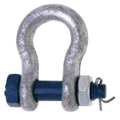 Picture of Campbell® 999 1/2" 2T Anchor Shackle W/Safety Pin Carbon Part# - 5390835