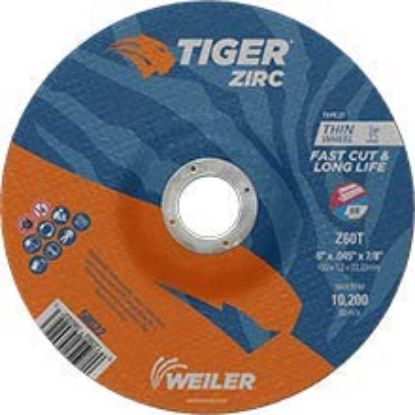 Picture of Weiler® 6 X 045 Tiger Zirc Ty27C-O Whl  7/8 Ah Part# - 58022