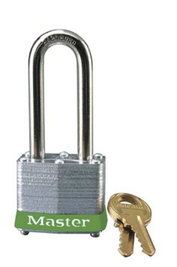 Picture of Master Lock® 4 Pin Tumbler Padlock Keyed Alike With 2" Shackl Part# - 3Kalhgrn-0641