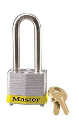 Picture of Master Lock® 4 Pin Tumbler Padlock Keyed Alike W/2" Shackl Part# - 3Kalhylw-2128