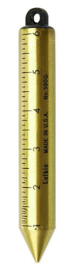 Picture of Crescent Lufkin® Plumb Bob  Gra 20Oz Brass Inage Part# - 590Gn