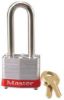 Picture of Master Lock® 4 Pin Tumbler Padlock Keyed Alike 2" Shackle Part# - 3Kalhred-0851