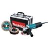 Picture of Makita® 4-1/2" Grinder W/4 Wheels 1 Diam Bld & Alum Case Part# - 9557Pbx1