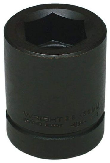 Picture of Wright Tool 1"Dr 23Mm 6Pt Standard Metric Impact Sock Part# - 88-23Mm