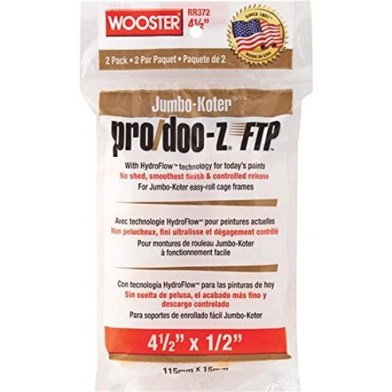 Picture of Wooster 4-1/2 Jumbo-Koter Pro/Doo-Z Ftp 1/2 2Pk Mini Part# - 0Rr3720044