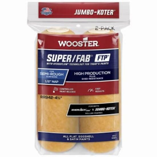 Picture of Wooster 4-1/2" Jumbo-Koter Super/Fab Ftp 1/2" Nap Mini Part# - 0Rr9420044