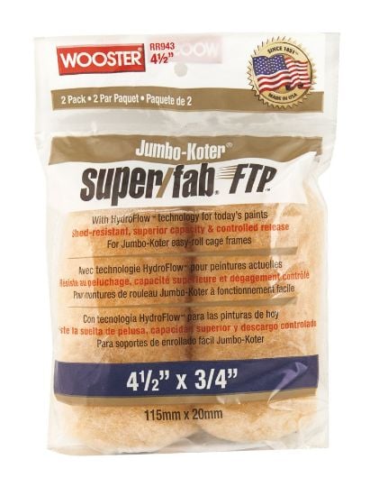 Picture of Wooster 4-1/2" Jumbo-Koter Super/Fab Ftp 3/4" Nap Mini Part# - 0Rr9430044