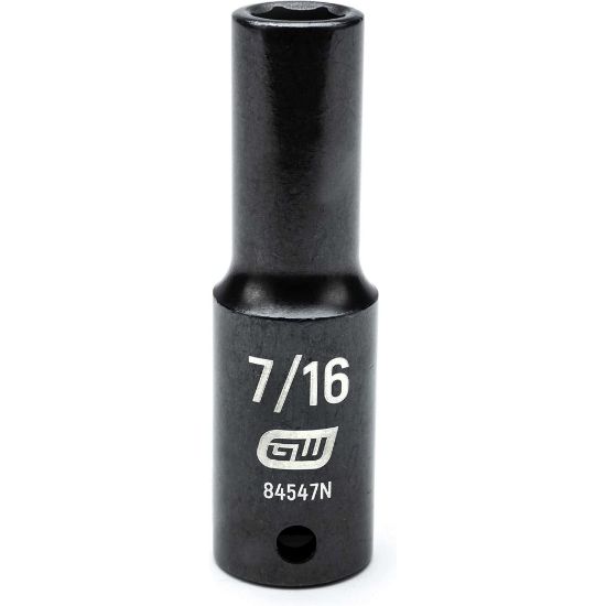 Picture of Gearwrench® 1/2" Drive 6 Point 7/16"Deep Impact Socket Part# - 84547N