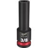 Picture of Milwaukee® Tool 1/2 Dr 3/8 Deep Impact Socket Part# - 49-66-6220