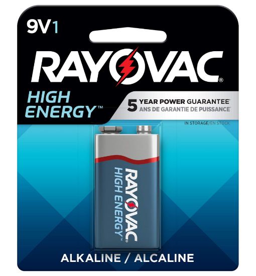 Picture of Rayovac® Rov A1604-1T.01 H/E 9V 1Pk Emod Part# - A1604-1T