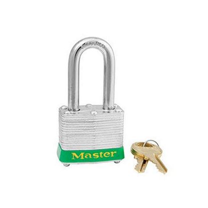 Picture of Master Lock® 4 Pin Tumbler Padlock Keyed Alike W/1-1/2"Sha Part# - 3Kalfgrn-3210