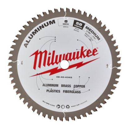 Picture of Milwaukee® Tool 8 In. Aluminum Cutting Circular Saw Blade Part# - 48-40-4345