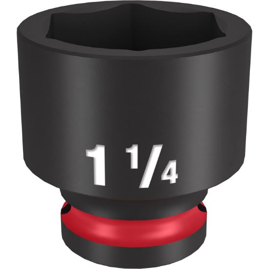 Picture of Milwaukee® Tool Shockwave Imp Duty 1/2"Dr 1-1/4" Std 6 Pt Skt Part# - 49-66-6214