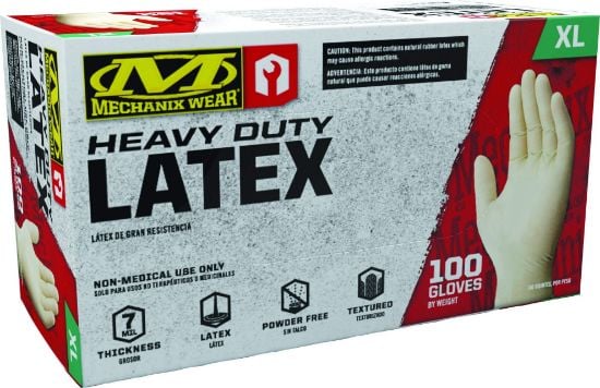 Picture of Mechanix Wear® 7 Mil Heavy Duty Latex Gloves  (X Large  White) Part# - D14-00-011-100