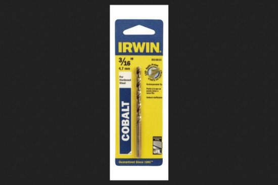 Picture of Irwin® 3/16" X 3-1/2" Cobalt Hss -Jobber Length-Carded Part# - 3016012