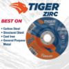 Picture of Weiler® 5 X 1/4 Tiger Zirc Ty27Grind Whl  7/8 Ah Part# - 58073