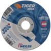 Picture of Weiler® 5 X 1/4 Tiger Inox Ty27Grind Whl  7/8 Ah Part# - 58123