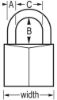 Picture of Master Lock® Master Lock Kd Carded Part# - 130D