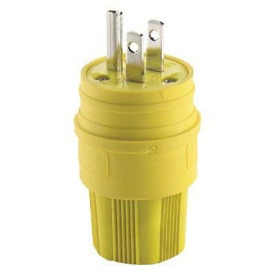 Picture of Eaton Crouse-Hinds 15 Amp Ylw Plug Industrial Watertight Elastomeri Part# - 14W47