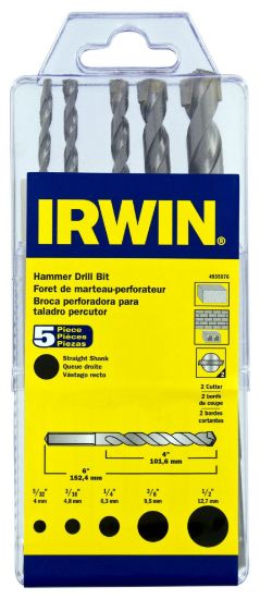 Picture of Irwin® 5 Pc. Hammer Drill Set Part# - 4935076